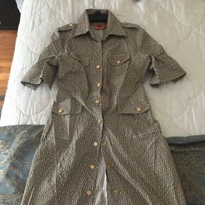 Tory Burch clear dress spandex